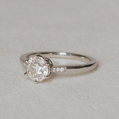 The Beatrice Engagement Ring - Old European Cut Celeste Diamonds®